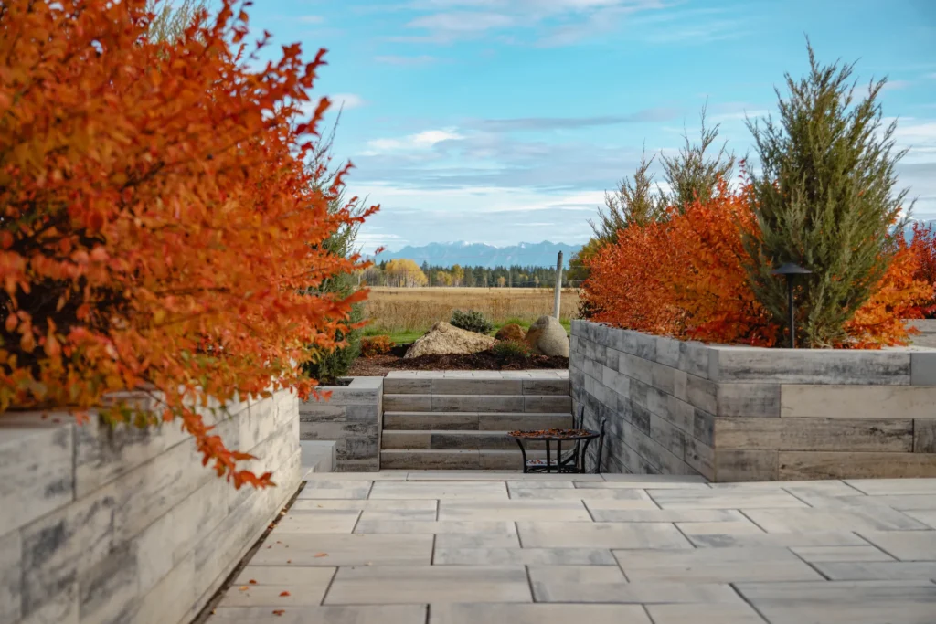 Sterling Architextures walls framing the pool deck