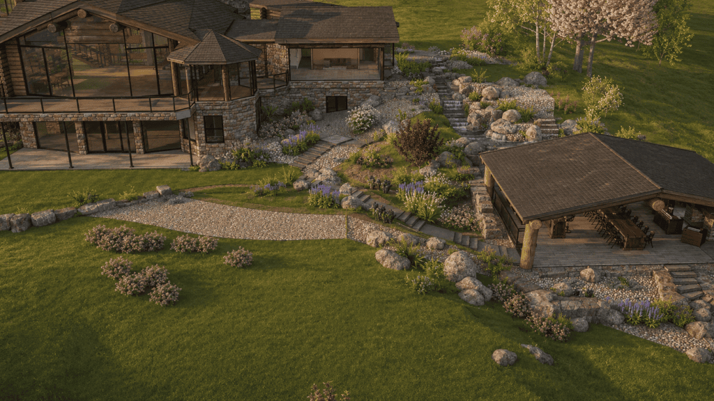 Landscape design renderings gallery, image 1 of 4