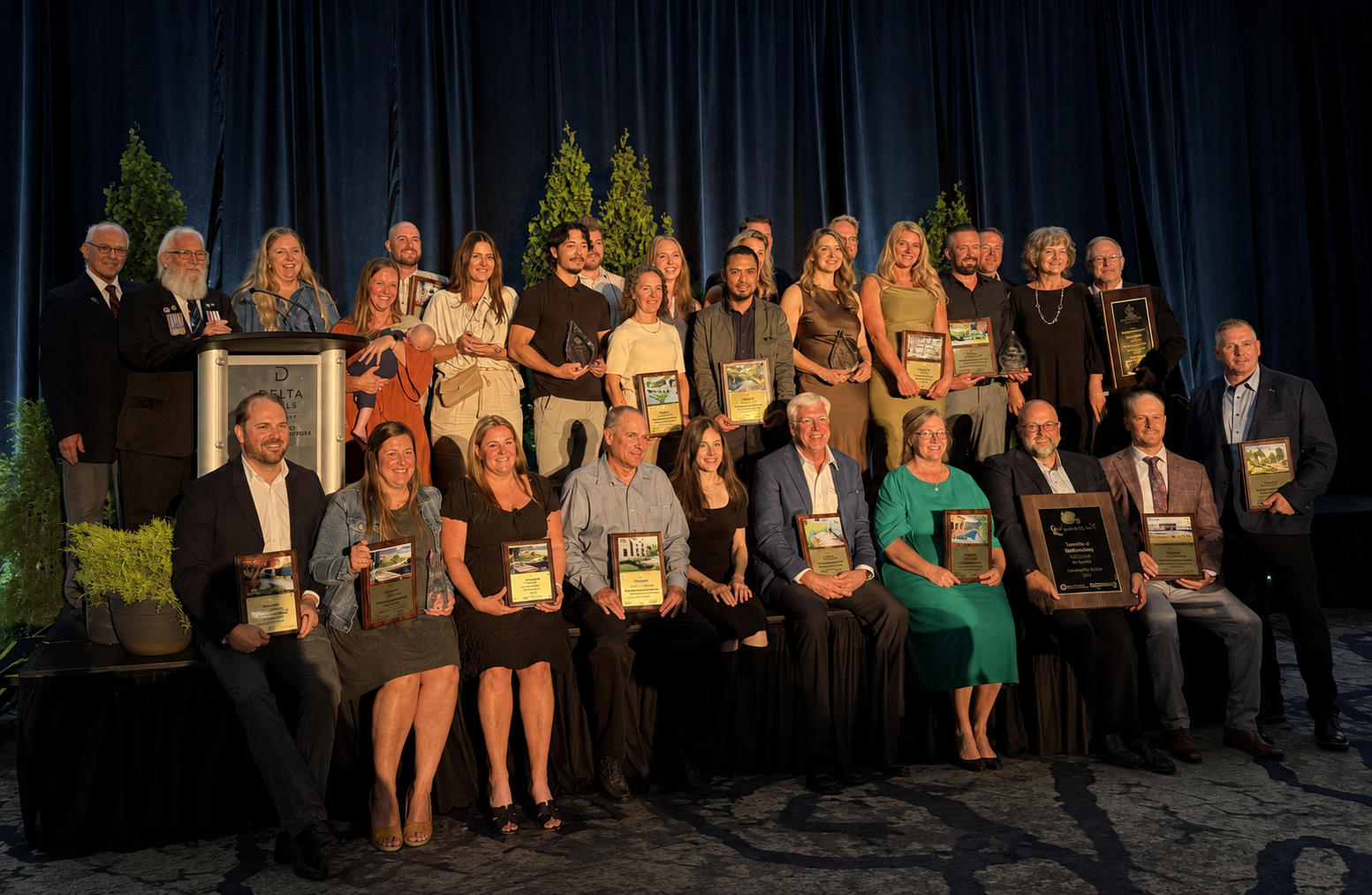 2026 National Awards of Landscape Excellence honourees gathered on stage